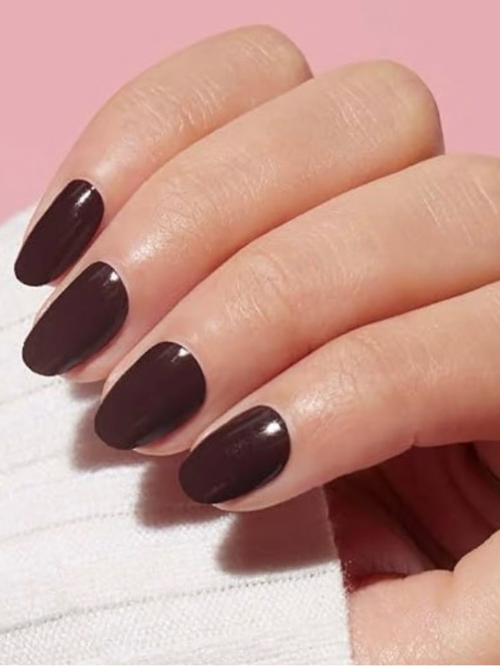Color Street Dark Roast Press-On Nail Strips — Rich Dark Brown